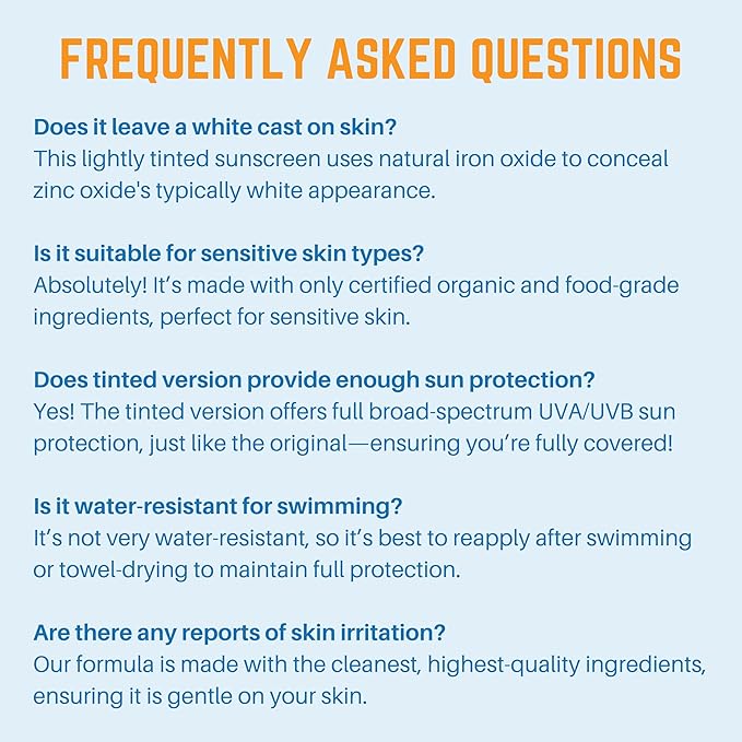 Waxhead Tinted Mineral Sunscreen for Face – Sheer Glow BB Cream Moisturizer with SPF 31, Non-Nano Zinc Oxide, Unscented, Non‑Comedogenic Mineral Facial Sunscreen, Wear under Makeup (Medium Tint 4oz)