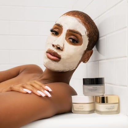 PINKSLIP Skin Face Mask Triple Bundle, Includes Clarifying, Radiance and Hydrating Masks, Pore Cleansing Minimizer, Natural Acne Treatment, Anti-Aging, Designed for all, Ideal for Brown and Tan Skin