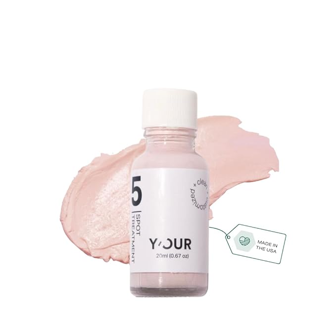 Y'OUR Acne Drying Spot Treatment | Shrink & Detoxify Pimples | Gentle with Salicylic Acid and Bentonite Clay | Vegan & Fragrance-Free | Suitable for Sensitive Skin | 20ml (0.67 oz.)