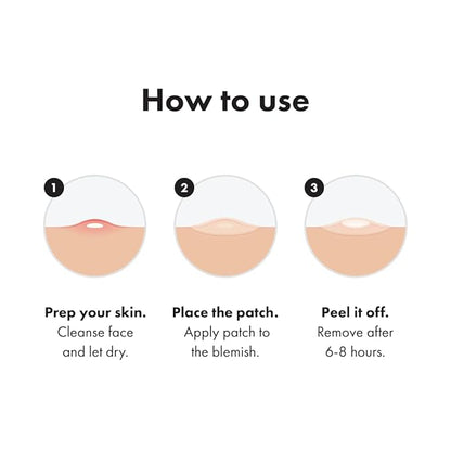 Mighty Patch™ Invisible+ Patch – The Barely-There Daytime Hydrocolloid Acne Pimple Patch for Covering Zits and Blemishes, Tapered Edges Designed to Blend Into Skin (72ct)