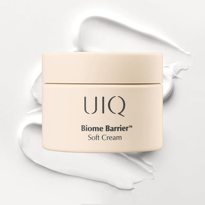 UIQ Biome Barrier Soft Cream, 100 hours lasting hydration, Moisturzing, Fragrance-Free, Skinbarrier Repair, Korean Skin care for Glass Skin, Non-Sticky, Korean skincare, 2.02 fl. oz. (60ml)