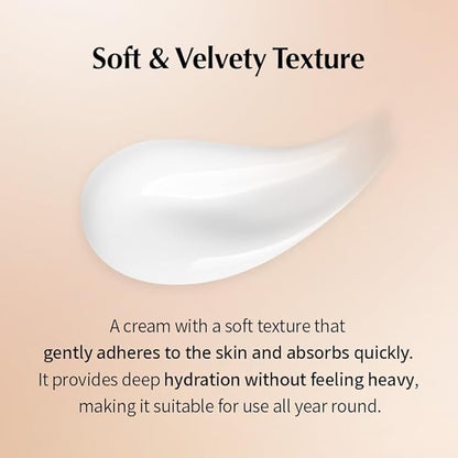 UIQ Biome Barrier Soft Cream, 100 hours lasting hydration, Moisturzing, Fragrance-Free, Skinbarrier Repair, Korean Skin care for Glass Skin, Non-Sticky, Korean skincare, 2.02 fl. oz. (60ml)