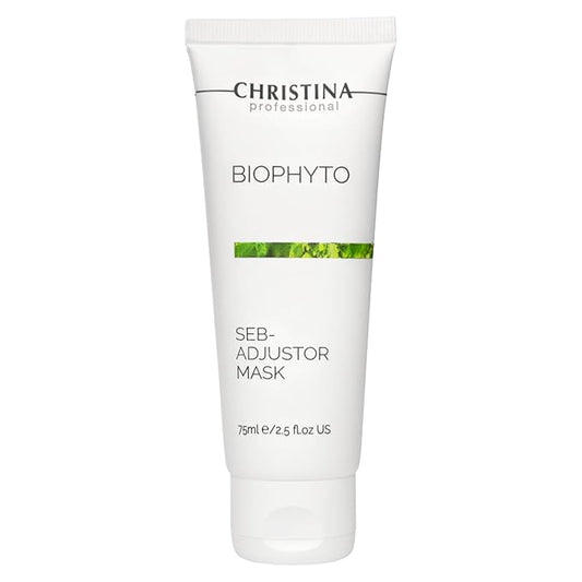 -CHRISTINA- Bio Phyto Seb-Adjustor Facial Mask with Moisture Complex | Face Masks Skincare Targets Acne, Blackheads, and Oiliness | Clears and Balances Skin | Suitable for All Skin Types 75ml