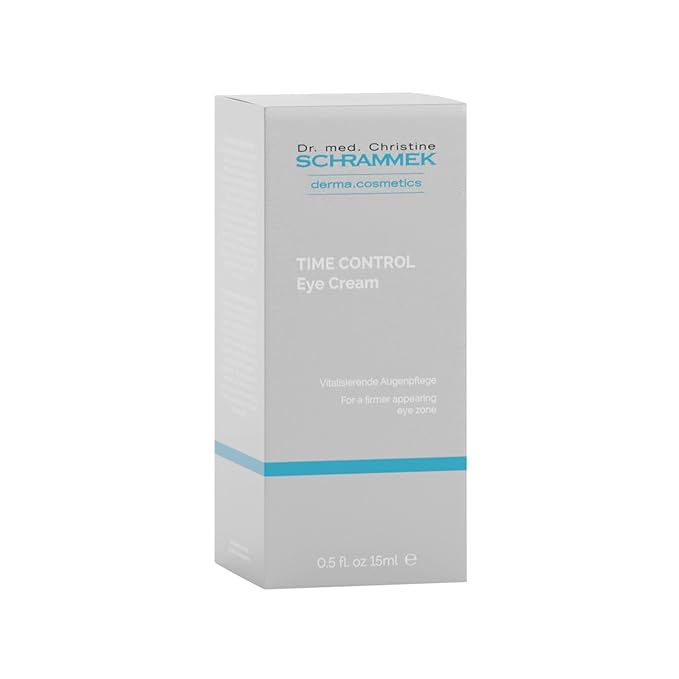 Schrammek TIME CONTROL Eye Cream (0.5 fl oz) - for Demanding Skin - Reduces Circles Under Eyes - with Matrixyl® 3000 & Milk Thistle Oil - Eye Care - Skin Care - Dr