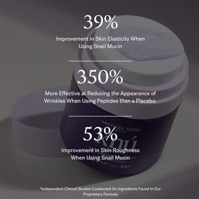 MICHAEL TODD Beauty KNU Cream – Face Lifting, Brightening & Tightening Cream – For Moisturizing & Rejuvenating – With Bakuchiol, Peptides & Snail Secretion – For All Skin Types – 1.68 fl oz/50 mL