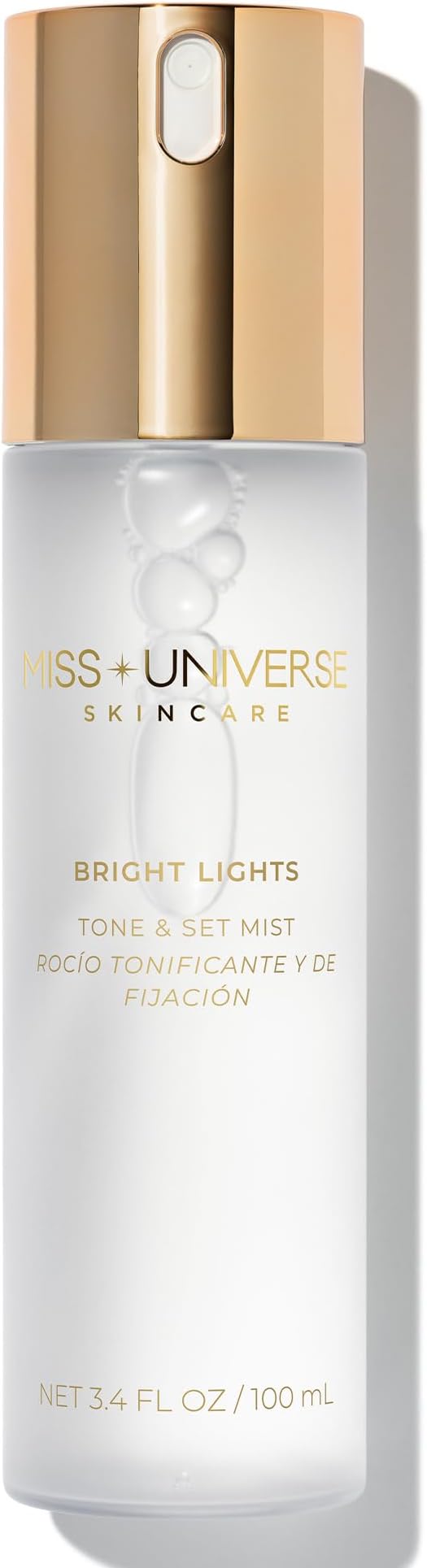 Bright Lights Toner 100 mL, Hydrating Toner for Face with Vitamin C and Hyaluronic Acid, Personal Care Face for Women and Men, Anti-Aging Skin Care Pore Minimizer for Face