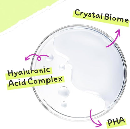 SAM'U Born Panthenol Peel Toner, Instant Hydration with 7 Hyaluronic Acids & Ceramide, Gentle Exfoliating PHA Toner for Women – Korean Skincare for All Skin Types (180ml / 6.08 fl oz)