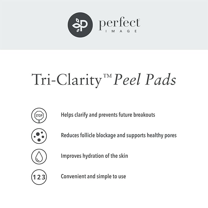 Tri-Clarity Peel Pads, Enhanced with Salicylic Acid, Mandelic Acid, Tea Tree Oil, Green Tea Extract (25% Strength Level)