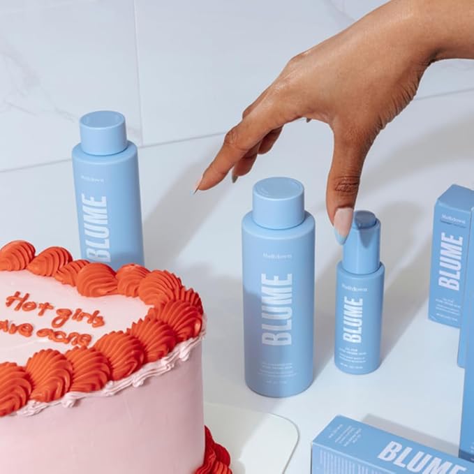 Blume Meltdown Salicylic Acid Cleanser - Balancing Gel Face Wash for Oily Skin - Hydrating Facial Cleanser with Glycerin & Ceramides - Non-Stripping & Makeup-Removing Skin Care (6 oz)