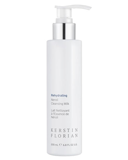 Kerstin Florian Rehydrating Neroli Cleansing Milk | Gentle Makeup Remover and Face Wash for Normal to Sensitive Skin (6.8 fl oz)