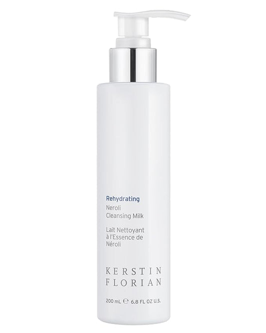 Kerstin Florian Rehydrating Neroli Cleansing Milk | Gentle Makeup Remover and Face Wash for Normal to Sensitive Skin (6.8 fl oz)