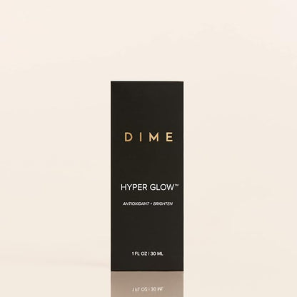 DIME Beauty Hyper Glow Serum, 15% Vitamin C Face Serum for Brightening Dull Skin, Dark Spot Corrector, 1 oz / 30 ml