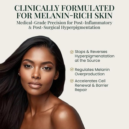 E'Luxxe Advanced Dark Spot Serum – Triple Vitamin C, Tranexamic Acid & Niacinamide with Papaya & Cica - Hyperpigmentation & Dark Scar Treatment for Face & Body, Non-Comedogenic, Fragrance-Free (50ml)