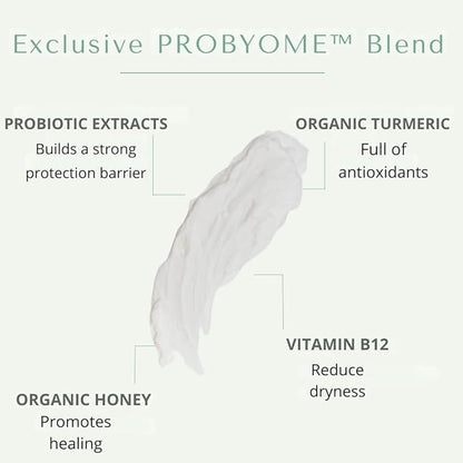 Yobee Body & Face Moisturizing Cream for Dry, Sensitive Skin | Probiotic extracts, Honey, Turmeric, Vitamin B12, Ceramides, Shea Butter | Fragrance Free | For Kids & Adults (3)