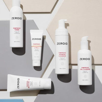 ZEROID | Pimprove Facial Toner | Skin Barrier with Hyaluronic Acid & Ceramide | pH Balanced Face Toner for Oily & Sensitive Skin | Korean Skincare | Facial Deep Hydrating | 6.76 fl oz (200ml)
