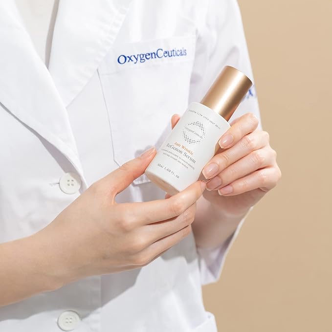 OxygenCeuticals ReGenon Serum – High-Potency Antioxidant Serum with 20,000ppm Idebenone, Superberry Complex, Oil Complex & Amino 17 Complex, Brightening & Anti-Aging Care. 1.69 fl.oz (50ml)