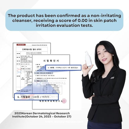 Korean Cleansing Milk for Face – Gentle Facial Cleanser for Dry & Sensitive Skin, Hydrating Makeup Remover, 6.76 Fl Oz (200ml)