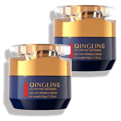 Qingling Face Cream, Qingling Wrinkle Removal Cream, Quinglin Polypeptide Tightening and Anti-Wrinkle Moisturizer, Face & Neck & Eye Lotion 3-In-1 (2)