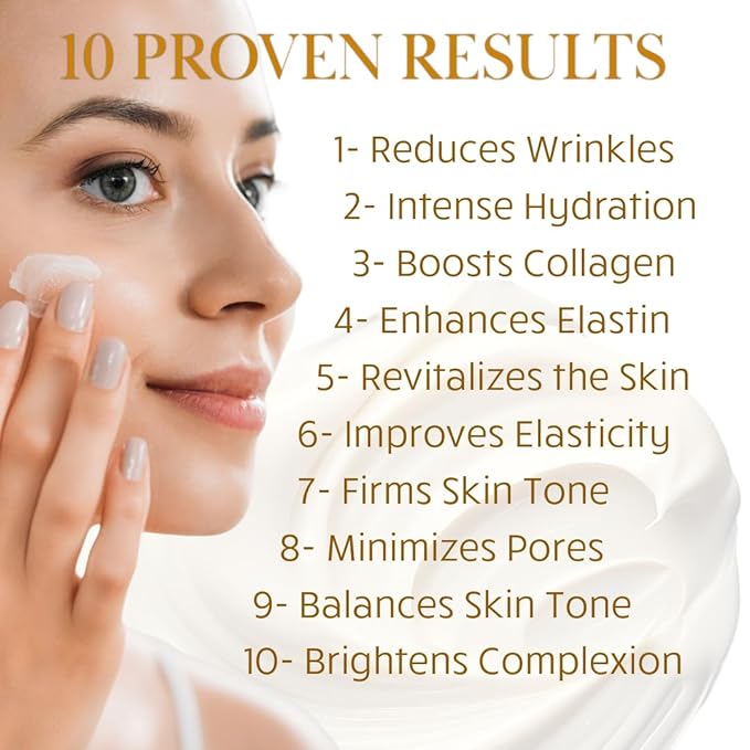 Face and Neck Anti-Aging and Anti Wrinkle For Women | Hydrating & Firming Skincare for Women | Anti-Aging Wrinkle Cream for Face and Neck with Hyaluronic Acid, Collagen, Squalene, Vitamin C, A & E