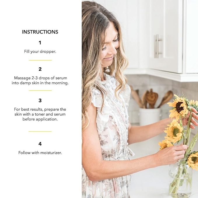 Pretty Farm Girl Hyaluronic Plumping Serum with Vitamin B5 and Snow Mushroom – Lightweight Hydrating Face Serum for Daily Skincare Routine – All Skin Types - 1 oz