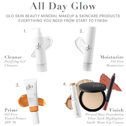 Glo Skin Beauty Purifying Gel Cleanser - Salicylic Acid + Niacinamide Face Wash Balances Skin, Targets Clogged Pores, Excess Oil & Breakouts - Gently Exfoliates & Minimizes Appearance of Fine Lines