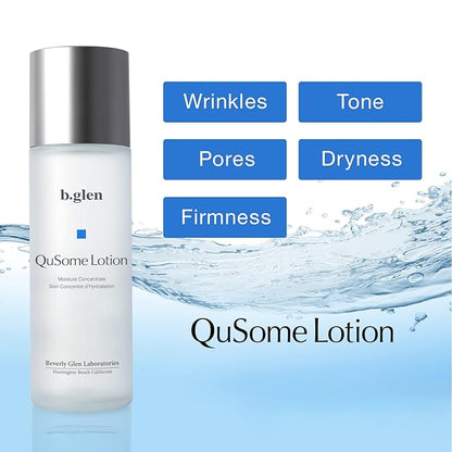 ビーグレン b.glen QuSome Lotion (120mL/4.06fl.oz.) b.glen QuSome Essential Toner's Deep Hydration Delivers up to 17 Hours of Moisture to Quench Your Skin's Thirst