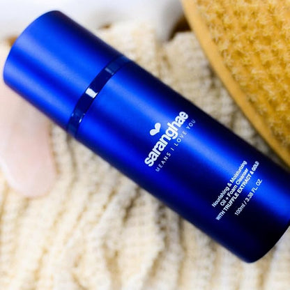 Saranghae Premium Oil Cleanser for Face, Calendula Korean Cleansing Oil to Foam Face Wash - Hydrating Makeup Remover and Cleanser for Clean, Firm Skin