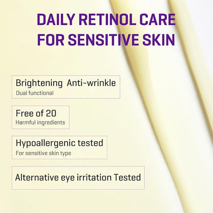SOME BY MI Retinol Intense Advanced Triple Action Eye Cream – Pack of 2 – Korean Retinol Under Eye Cream Anti Aging for Fine Lines – Brightens Dark Circles & Smooths Skin Texture – Korean Skin Care