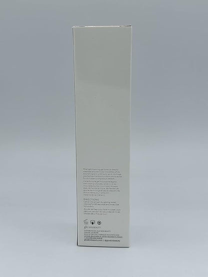 Glo Skin Beauty Hydra-Bright AHA Cleanser | Foaming Gel Cleanser Removes Makeup, Gently Exfoliates, Hydrates and Brightens Skin (6.7 Fl Oz)