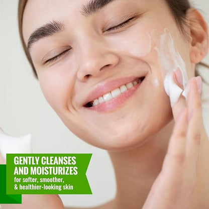 Wild Naturals Gentle Manuka Honey Face Wash - Eczema Facial Cleanser with Aloe Vera Extract, Hydrating & Soothing for Dry, Sensitive Skin - Repairs & Nourishes Irritated & Damaged Skin