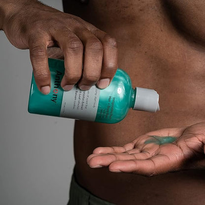 Anthony Glycolic Facial Cleanser, Facial Scrub, Blue Sea Kelp Body Scrub, and Invigorating Rush Hair and Body Wash - 8 Fl Oz, 8 Fl Oz, 12 Fl Oz, 12 Fl Oz