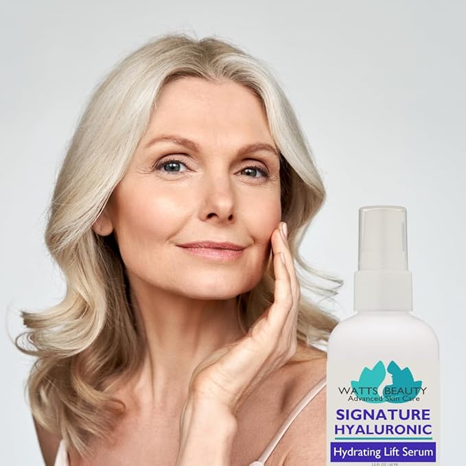 Signature 100% Pure Hyaluronic Acid Wrinkle Serum - Best for Fine Lines, Dull Skin, Quick Hydration - No Alcohol, Parabens, or Fillers - Made in USA