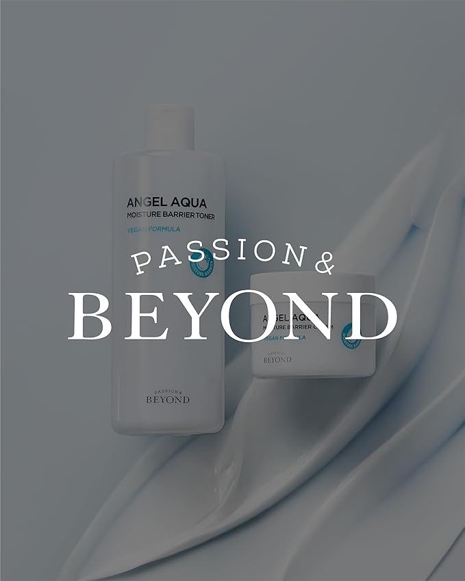 Beyond Angel Aqua Korean Moisture Barrier Toner (16.9fl oz) - Moisture Barrier Strengthening for Sensitive Skin, Vegan Formula. Chervil, Hyaluronic Acid, PHA, Ceramide.