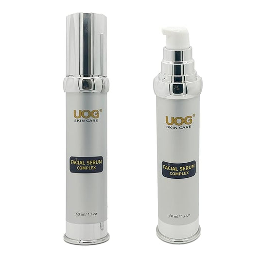 UOG (United One) Face Serum Complex – Hydrating & Firming Face Serum| Lifts, Tightens & Improves Skin Texture | Reduces Fine Lines & Wrinkles for Neck & Jawline | 50ml/1.7oz