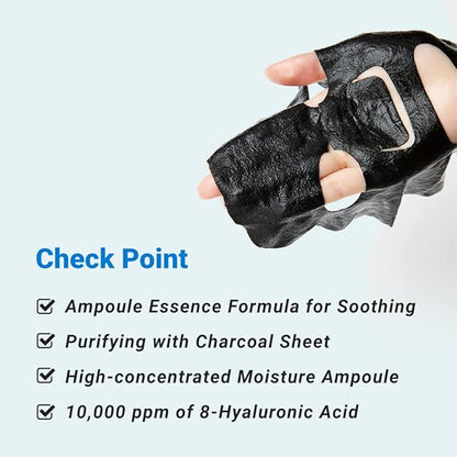 Real Barrier | Aqua Soothing Ampoule Face Sheet Mask | Sheet Masks with Hyaluronic Acid | Korean Face Mask Skincare | Moisturizing & Hydrating for Dry & Sensitive Skin | Facial Moisturizer | 10 Sheets