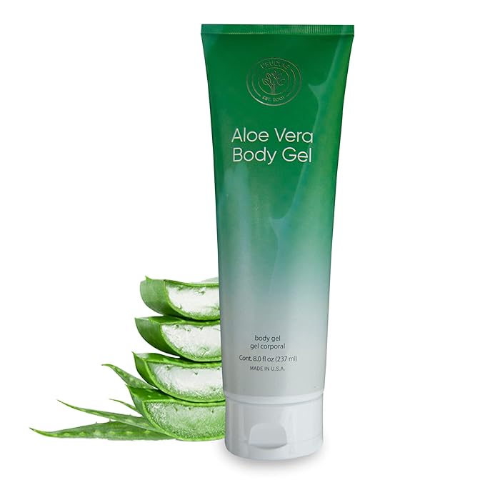 L’EUDINE Aloe Vera Gel – Pack of 3 – 8Fl Oz Aloe Vera Lotion – Premium Aloe Vera for Hair, Face and Body – Rich in Nutrients and Vitamins – Ideal for Burns, Scars, Massage
