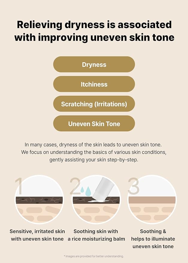 THANKYOU FARMER Rice Pure Aqua Multi Balm - Exclusive Korean Rice Extract, 5 Ceramide, Eye Treatment Balm, Korean Multi Balm Stick for Face, Fragrance-Free