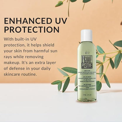 Color Me Beautiful One Step Makeup Remover, Eye Face and Neck Cleansing, Gentle Facial Cleanser and Toner, Hydrating and Moisturizing, 6 fl. oz