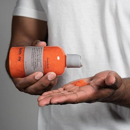 Anthony Glycolic Facial Cleanser, Facial Scrub, Blue Sea Kelp Body Scrub, and Invigorating Rush Hair and Body Wash - 8 Fl Oz, 8 Fl Oz, 12 Fl Oz, 12 Fl Oz