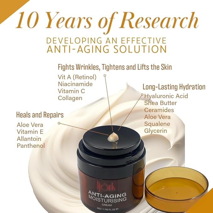 Face and Neck Anti-Aging and Anti Wrinkle For Women | Hydrating & Firming Skincare for Women | Anti-Aging Wrinkle Cream for Face and Neck with Hyaluronic Acid, Collagen, Squalene, Vitamin C, A & E