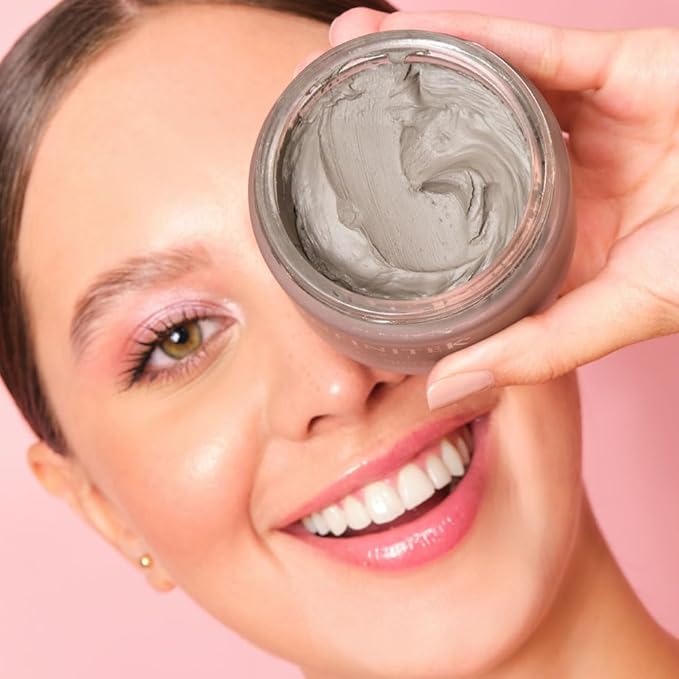 Infinitek Paris Dead Sea Mud Mask 6.34 Fl Oz - Face Mask for Acne Treatment, Blackhead Remover, Antioxidant Pore Cleaner