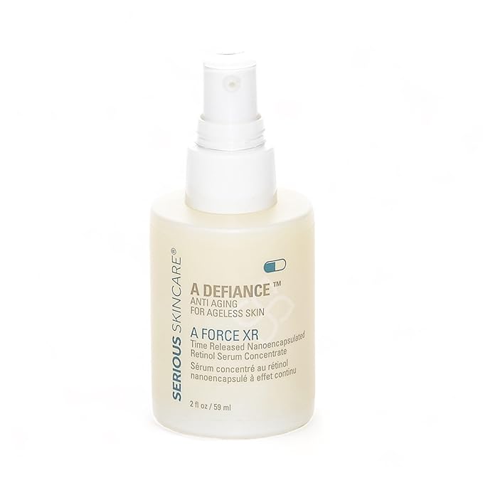 Serious Skincare A Force XR Serum Retinol Concentrate - Vitamin A - Time Released – Lightweight Anti-Aging & Anti-Wrinkle Facial Treatment – Green Tea Leaf Extract - 2 oz.