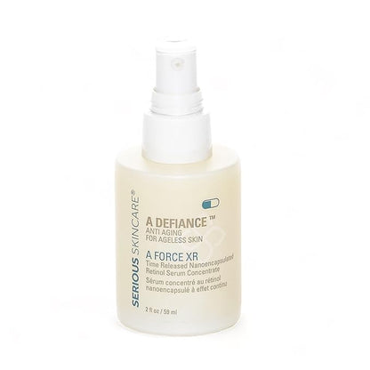 Serious Skincare A Force XR Serum Retinol Concentrate - Vitamin A - Time Released – Lightweight Anti-Aging & Anti-Wrinkle Facial Treatment – Green Tea Leaf Extract - 2 oz.