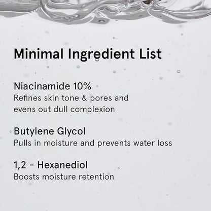 ONE THING Niacinamide 10% Toner 10.14 Fl Oz | Vitamin B3 Hydrating Revitalizing Soothing Facial Daily Essence Dull, Oily Skin | Discoloration, Redness, Acne Scars Relief, Uneven Tone | Korean SkinCare