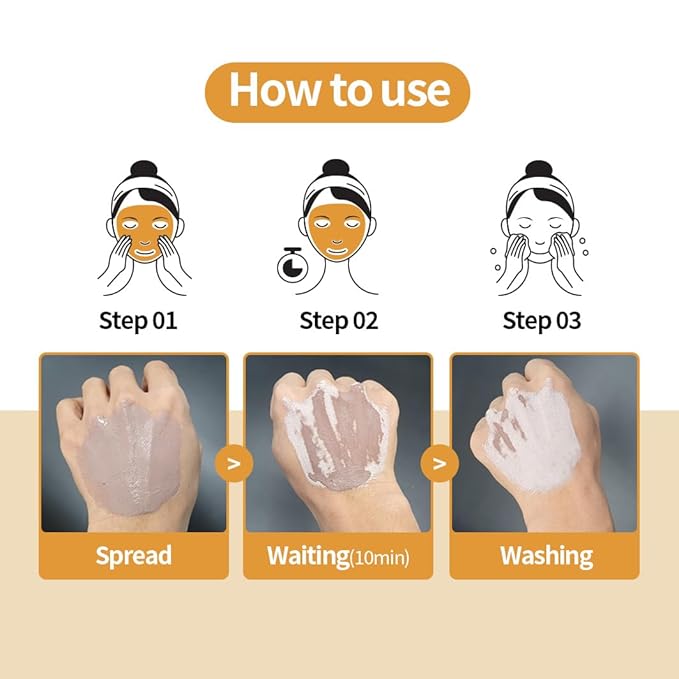 1.618 Volcanic Clay Korean Face Mask Fast-Drying Smooth Mud Mask with Tea Tree Care for Blackheads and Pores Pore Minimizer Skin Care Reducer