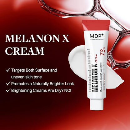 MDP+ MELANON X CREAM, Spot Care Cream, Skin Evenness Support 1.05 oz/30g, Hydration, Spot Appearance Improvement Cream