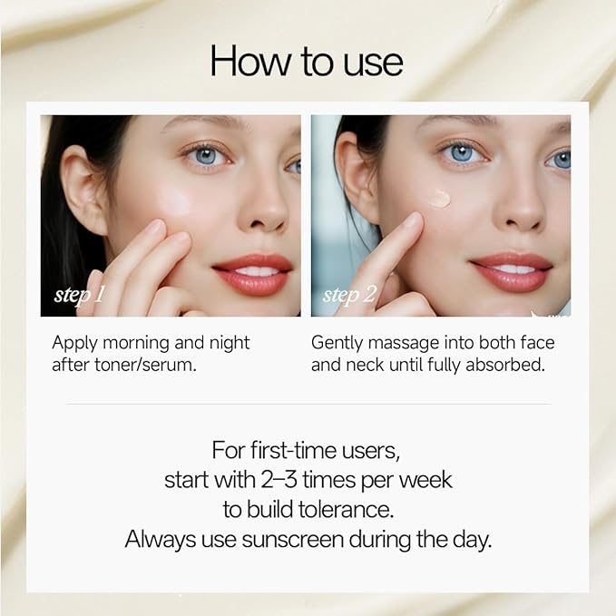 WNP Gentle Retinol Cream for Sensitive Skin, 10×Deep Transdermal Night Cream Anti-Aging Face & Neck Moisturizer with Ceramides, Peptides, Pro-Xylane, Wrinkle Cream for Fine Lines, Firming, Hydrating