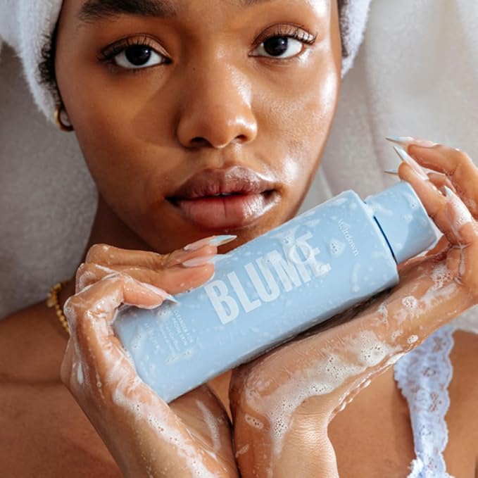Blume Meltdown Salicylic Acid Cleanser - Balancing Gel Face Wash for Oily Skin - Hydrating Facial Cleanser with Glycerin & Ceramides - Non-Stripping & Makeup-Removing Skin Care (6 oz)