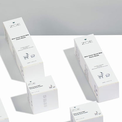 ZOE Radiance Face Cream - Oganic Face Moisturizer for Glowing Skin - Botanical Extracts & Vitamins & Goat Milk & – Hydrating for Sensitive Skin and Dry Skin