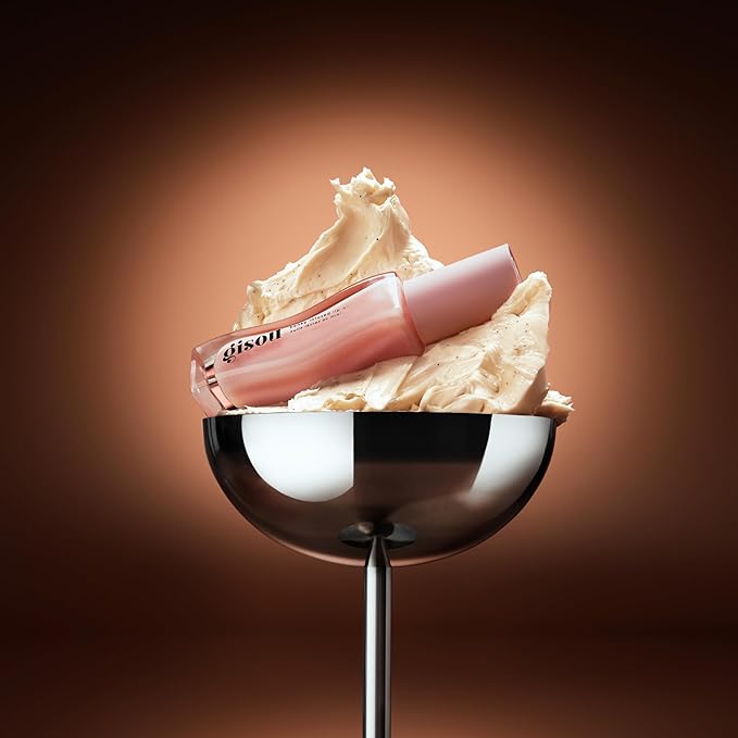 Gisou Honey Infused Hydrating Lip Oil, Nourishing Lip Moisturizer for Dry Lips, 0.27 fl oz (Vanilla Glaze)